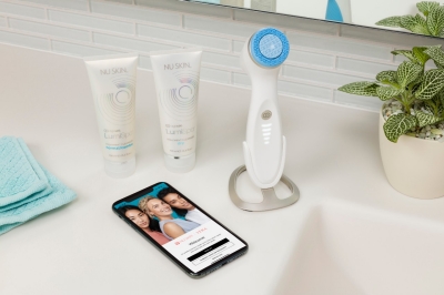 LumiSpa iO app cleanser counter LumiSpa iO app cleanser counter
