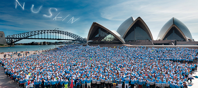 Group picture of Nu Skin Greater China success trip participants in Sydney Australia