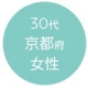 30代京都府女性